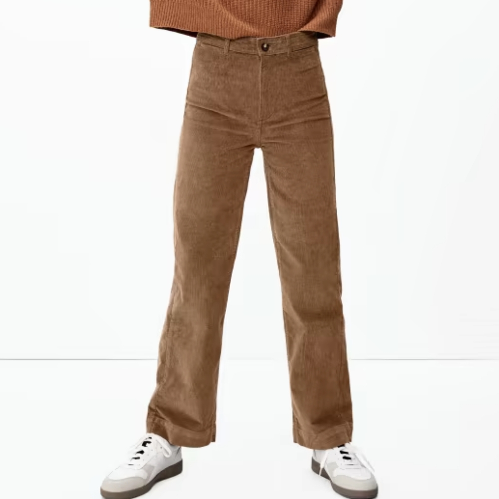 Everlane The Corduroy Wide-Leg Pant Toasted Coconut./Size 12